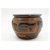Art Deco Ashtray Humidor Jar