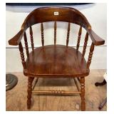 Barrel Armchair As Is Condition