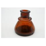 Amber Glass Ink Bottle/Ink Well