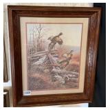 Pheasants in Flight Print by Gregory Messier