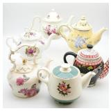 Collection of Porcelain Teapots (6)
