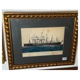 1858 Currier & Ives Hand Colored Lithograph