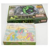 My Little Pony Puzzle and Hulk Busts Loose Game