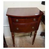 Hepplewhite Style 2 Drawer Accent Table