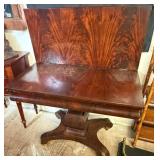 Antique Empire Mahogany Card Table