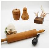 Wooden Rolling Pin, Humpty Dumpty, Flying Pigs