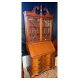 Chippendale Style Mahogany Secretary Desk