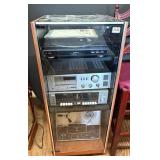 Stereo Cabinet w/Sony Reel to Reel, Radio Shack