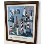 Lighthouses of the Carolinas Print