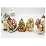 Collection of Glass & Plastic Christmas Ornaments