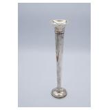 Sterling Silver Weighted Trumpet Style Bud Vase