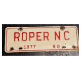 1977 Roper NC Town Tag #50