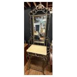 Art Nouveau Style Scrollwork Hall Tree