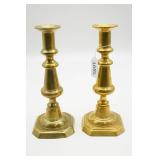 Pair of Brass Candlestick Holders
