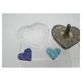 Heart Ring Holders & Pottery Hearts