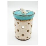 Rustic Shabby Chic Ceramic Tea Light Candle