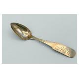 S. Bradley Coin Silver Spoon
