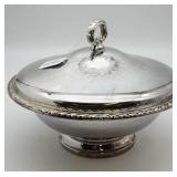 Oneida Silver Plate Oval Covered Vegetable