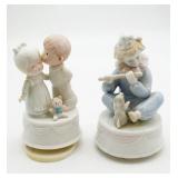2 Porcelain Music Boxes