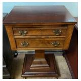 Antique Empire Style Mahogany Sewing Stand