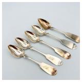 Sawyers Elmira Coin Silver Spoon