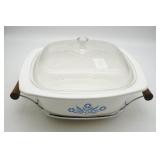 Corning Ware Blue Cornflower Casserole Dish w/