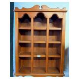 Early American Style Wall Display Cabinet