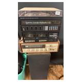 Vintage Stereo Equipment and Speaker