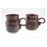 Studio Pottery Mugs Has Some Chips