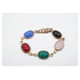 Multi Color Scarab Bracelet
