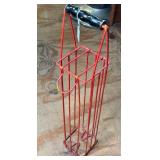 Red Wire Carrier w/Wooden Handle