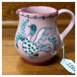 Hand Painted Italian Pottery Pitcher