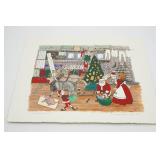 Christmas Card Print 1999 by