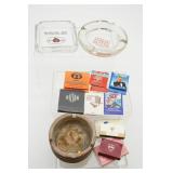 Vintage Ashtray and Matchbook Lot