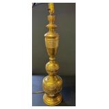 Heavy Mid Century Modern Asian Brass Table