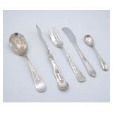 Misc. Silverplate Serving Pcs Flatware
