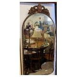 Victorian Style Arched Wall Mirror