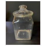 Square Clear Apothecary Canister