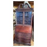 Mahogany Secretary Desk Chippendale Style