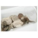 Small Jar with Coins