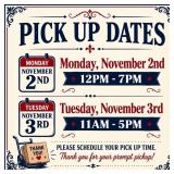 Pick Up Dates: