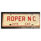 1979 Roper NC Town Tag #157