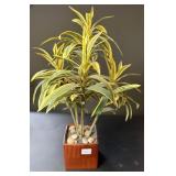 Faux Plant in Ceramic Planter