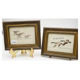 Sandpipers & Flying Canada Geese Cross Stitch