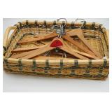 Wooden Clothing Hander and Woven Storage