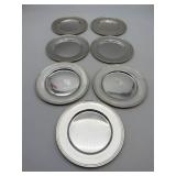 Alvin Sterling Silver Plates E49 Bread Plates