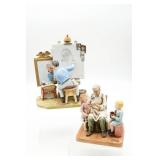 1979 Norman Rockwell The Toymaker & Self