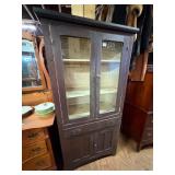 Primitive Cupboard Hutch Cabinet