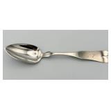 E.A. Whipple Pure Coin Silver Large Spoon