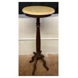 Victorian Style Round Marble Top Candle Stand